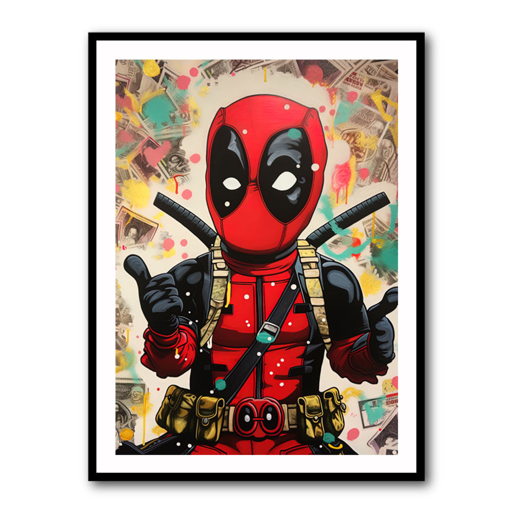 Deadpool Graffiti 1 Wall Art